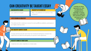 Can Creativity Be Taught Essay