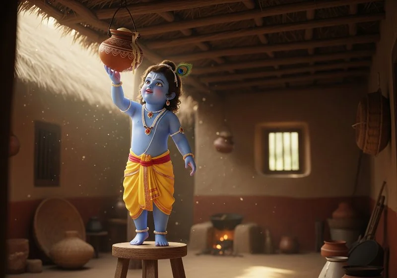 Krishna's Love for Butter - Tales from Gokul
