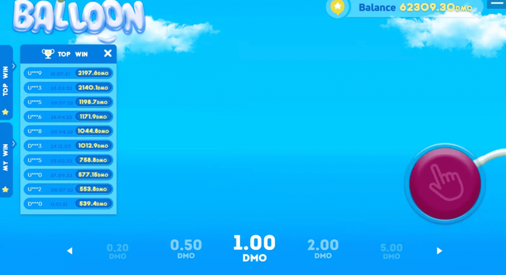 Balloon Game: The Brutally Simple Crash Experience