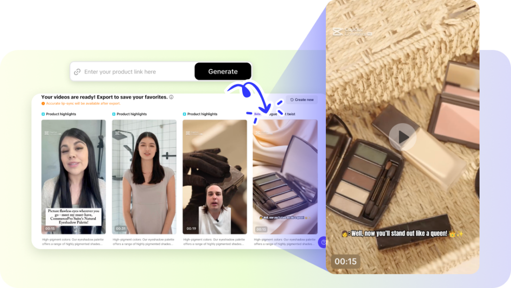 Fine-Tune Exports Precisely Using An AI Video Generator